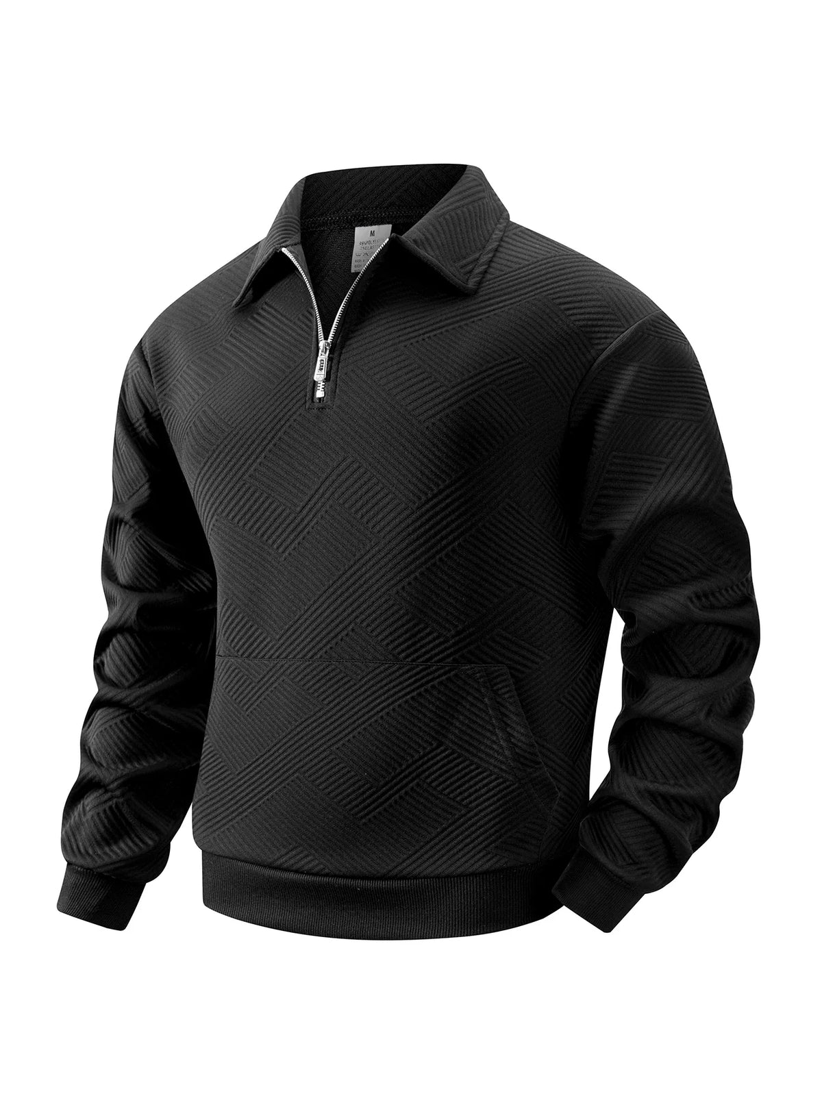 Pull Homme Col Montant Zip Court | Trui Casual Confortable et Moderne pour Tous les Jours