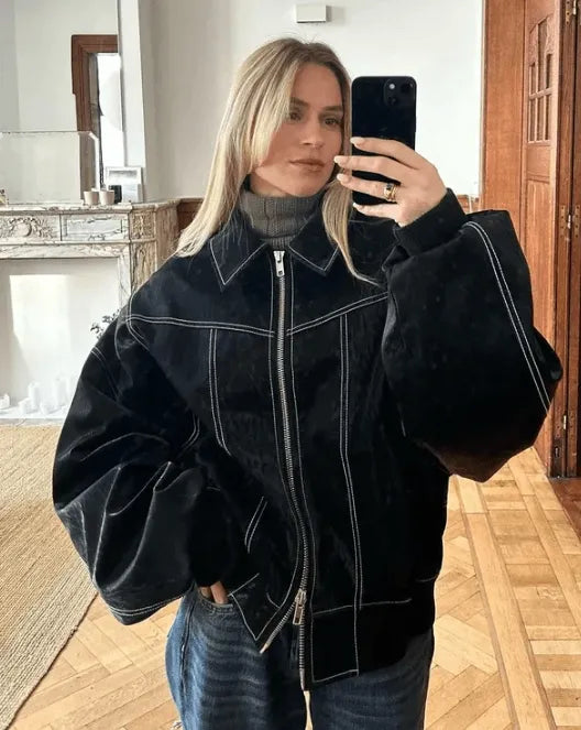 Oversize Jacket Femme | Veste Statement Chaude et Stylée pour l’Hiver