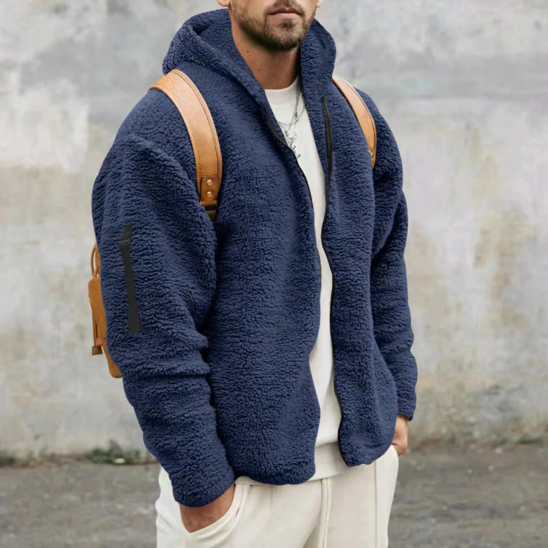 Sweat Hiver Homme | Polaire Douce avec Capuche