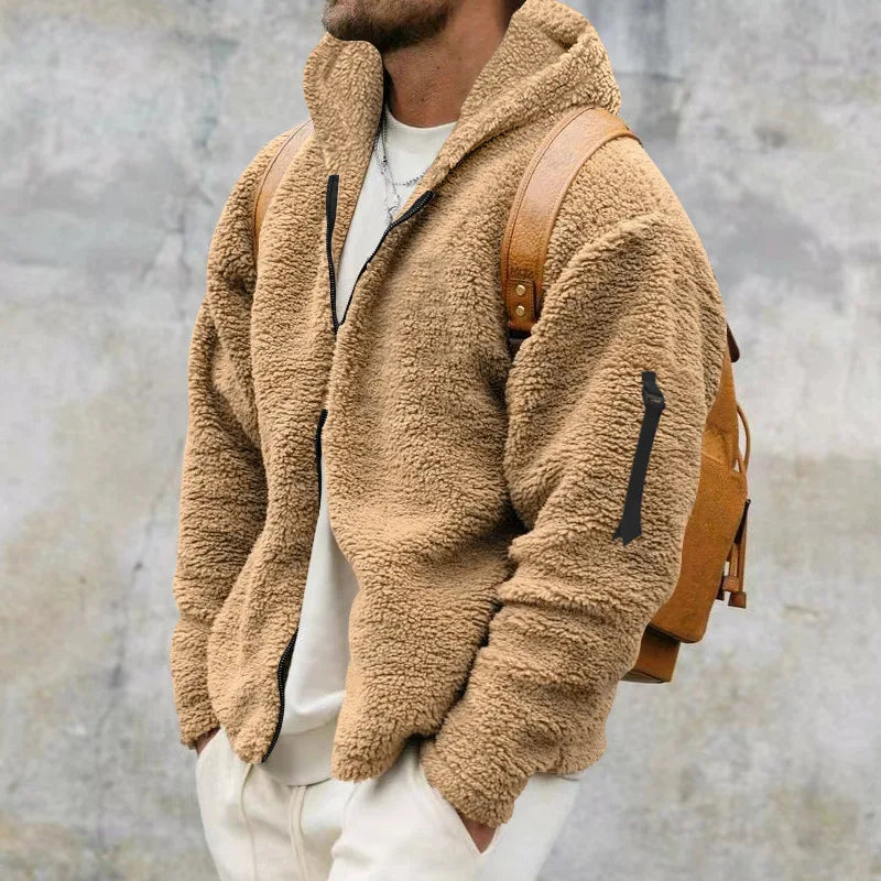 Sweat Hiver Homme | Polaire Douce avec Capuche