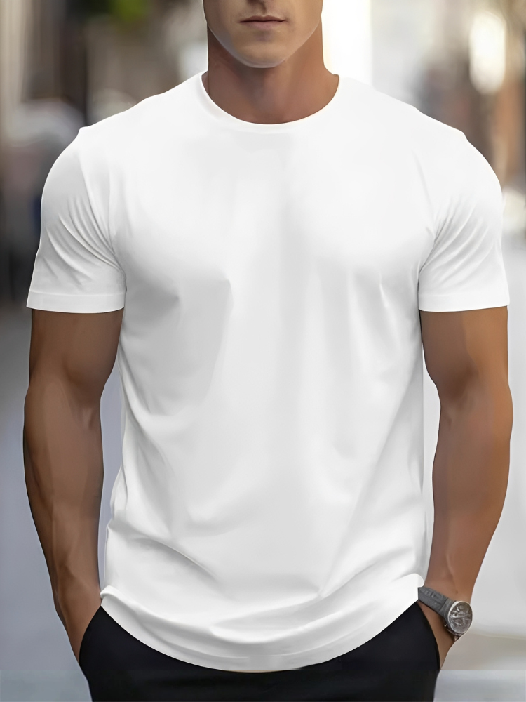 T-shirt Homme à Manches Courtes Confortable et Polyvalent