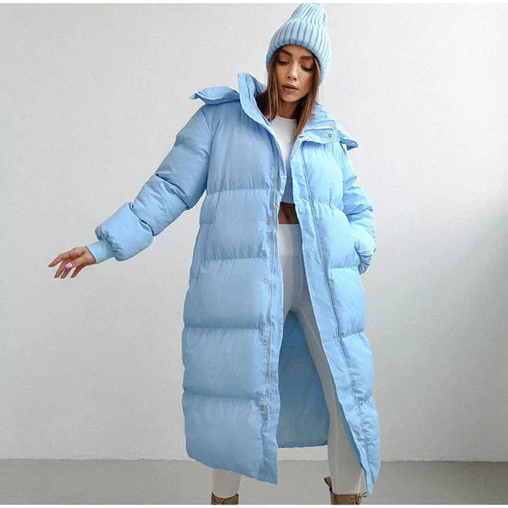 Warm Winter Coat Femme | Manteau Matelassé Long pour Hiver