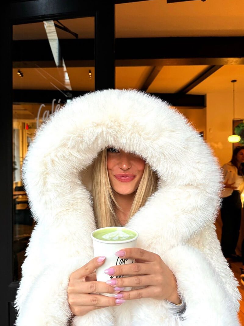 Veste oversize en fausse fourrure pour femme avec capuche XXL | Chaleur hivernale & style street