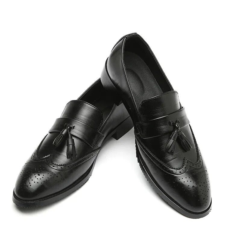 Victor | Mocassins Homme Orthopédiques Classiques avec Pampilles