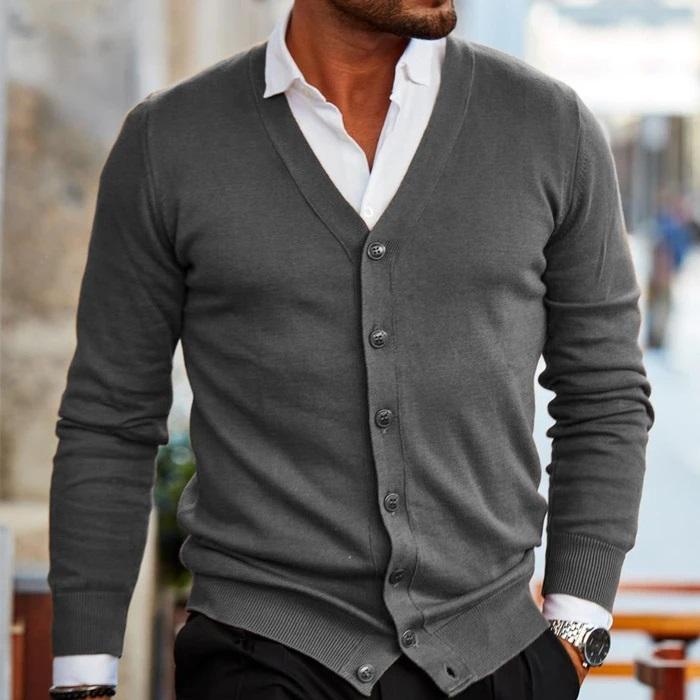 Cardigan Homme | Maille Douce & Coupe Confort | Fermeture Boutonnée