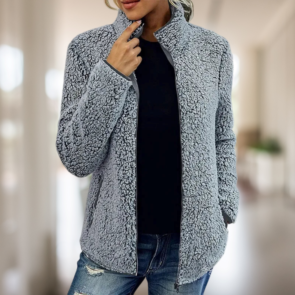 Veste Polaire Zippée Confortable – Chaleur Douce & Style Décontracté