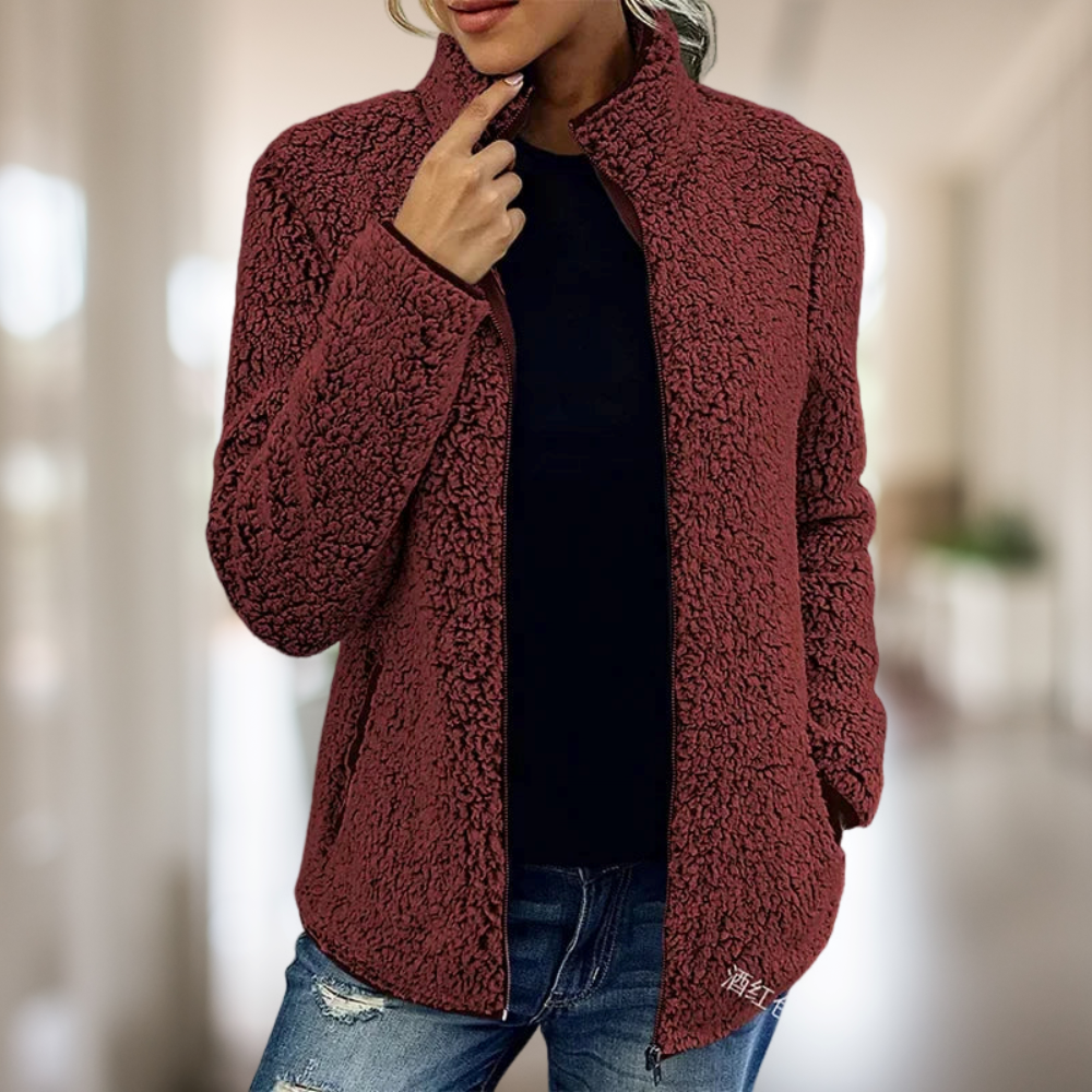Veste Polaire Zippée Confortable – Chaleur Douce & Style Décontracté