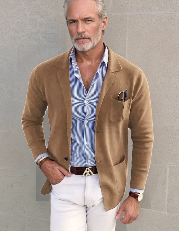 Blazer en lin léger – Élégance décontractée, confort & style estival
