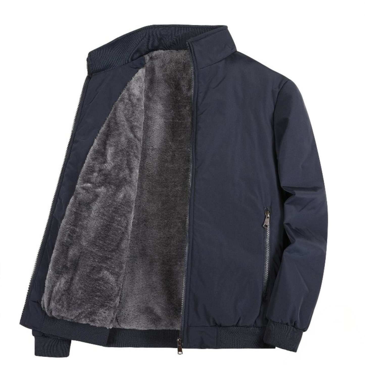 Kyle | Veste Homme Outdoor Zip Col Montant Doublée Polaire