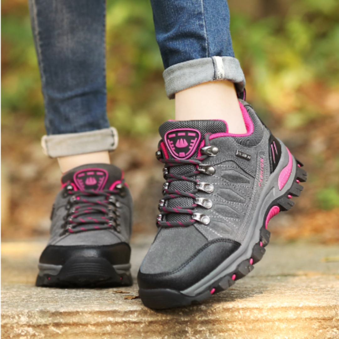 Mélodie | Chaussures Femme de Randonnée Robustes à Lacets Respirantes