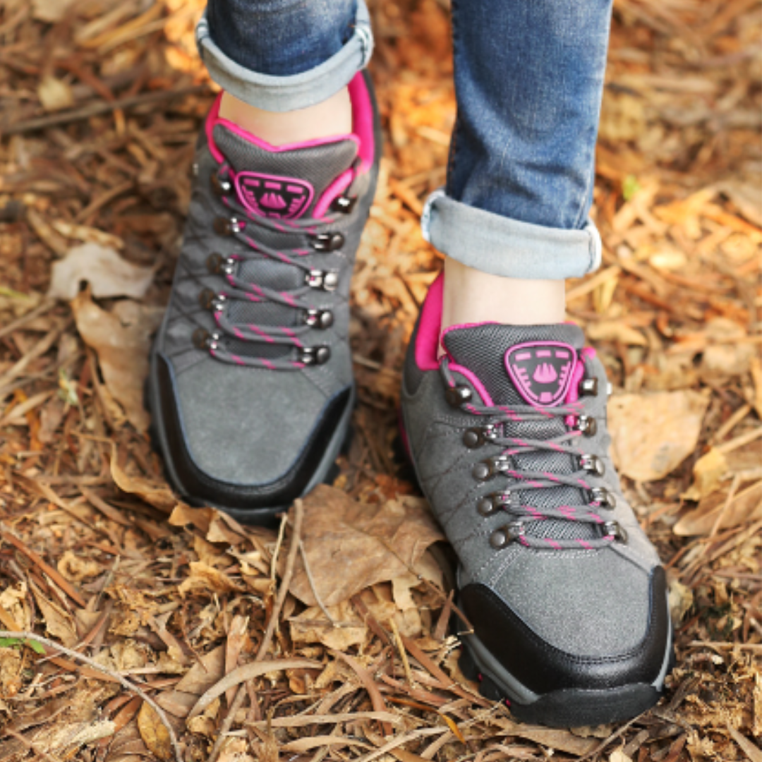 Mélodie | Chaussures Femme de Randonnée Robustes à Lacets Respirantes