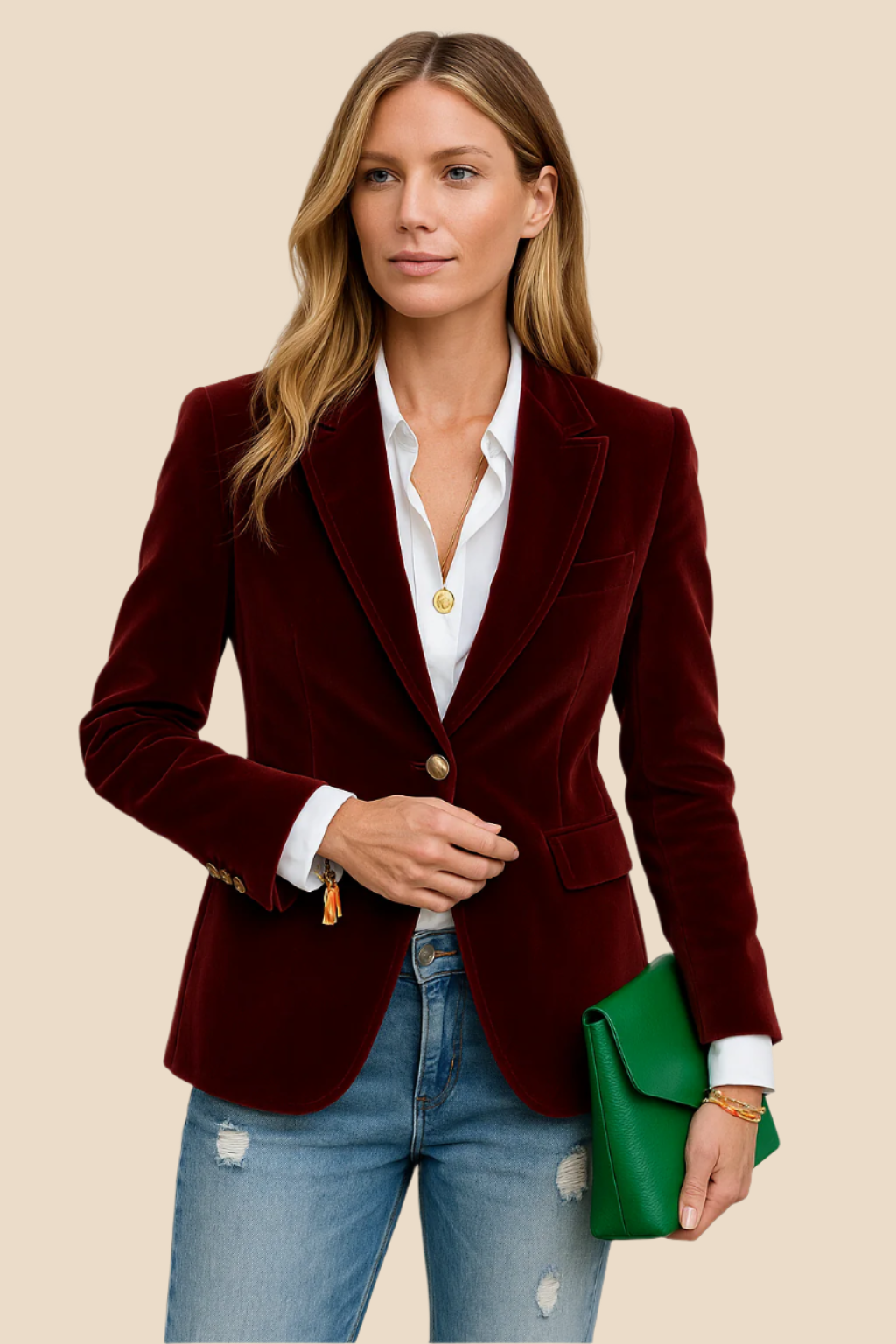 Blazer Femme en Velours | Élégance et Style
