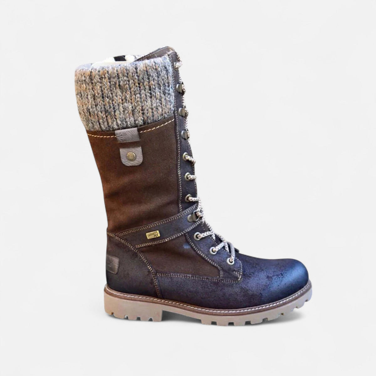 Bottines Femme Robustes à Lacets avec Intérieur Chaud — Confortables, Stylées & Stables