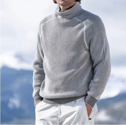 Pull Homme Col Roulé en Cachemire | Douceur, Élégance et Confort