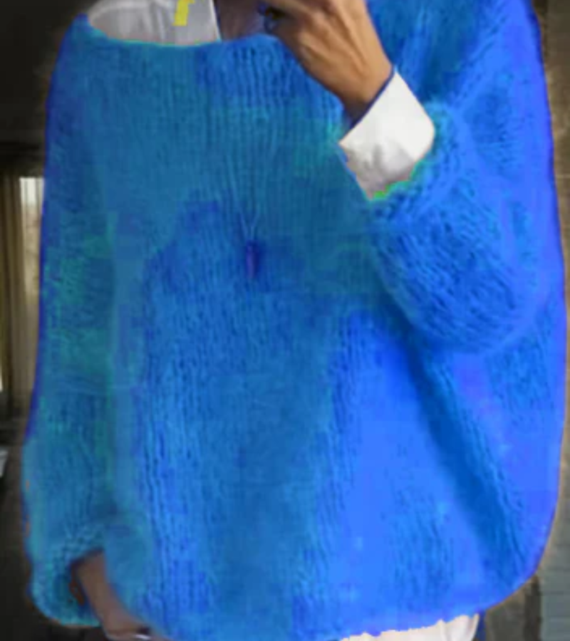 Nadine | Pull Femme Oversize Tricot Uni Confortable et Tendance