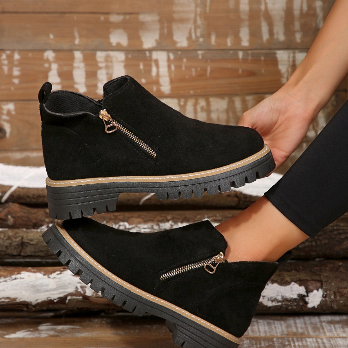 Bottines Chelsea Femme Robustesse et Style | Fermeture Zippée