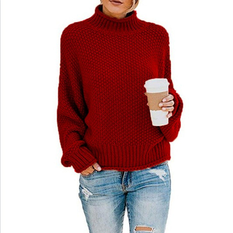 Gros Knit Turtleneck Femme | Pull Chaud et Chic pour l’Hiver