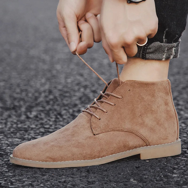 Bottes Homme Desert à Lacets | Style Élégant et Confort Quotidien