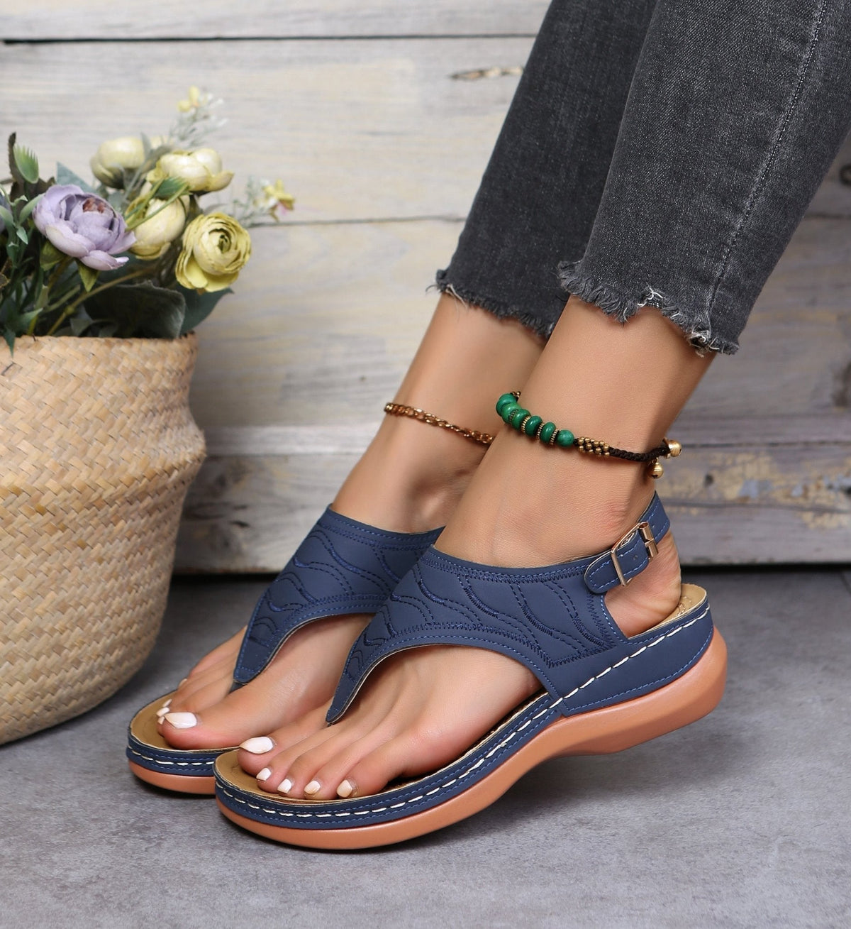 Sandales Orthopédiques Élégantes – Confort & Soutien au Quotidien