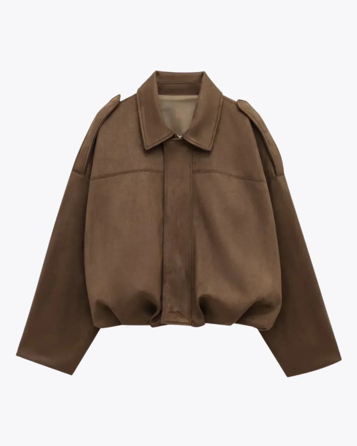 Oversized Velours Jacket Femme | Veste Chic et Confortable pour l’Automne