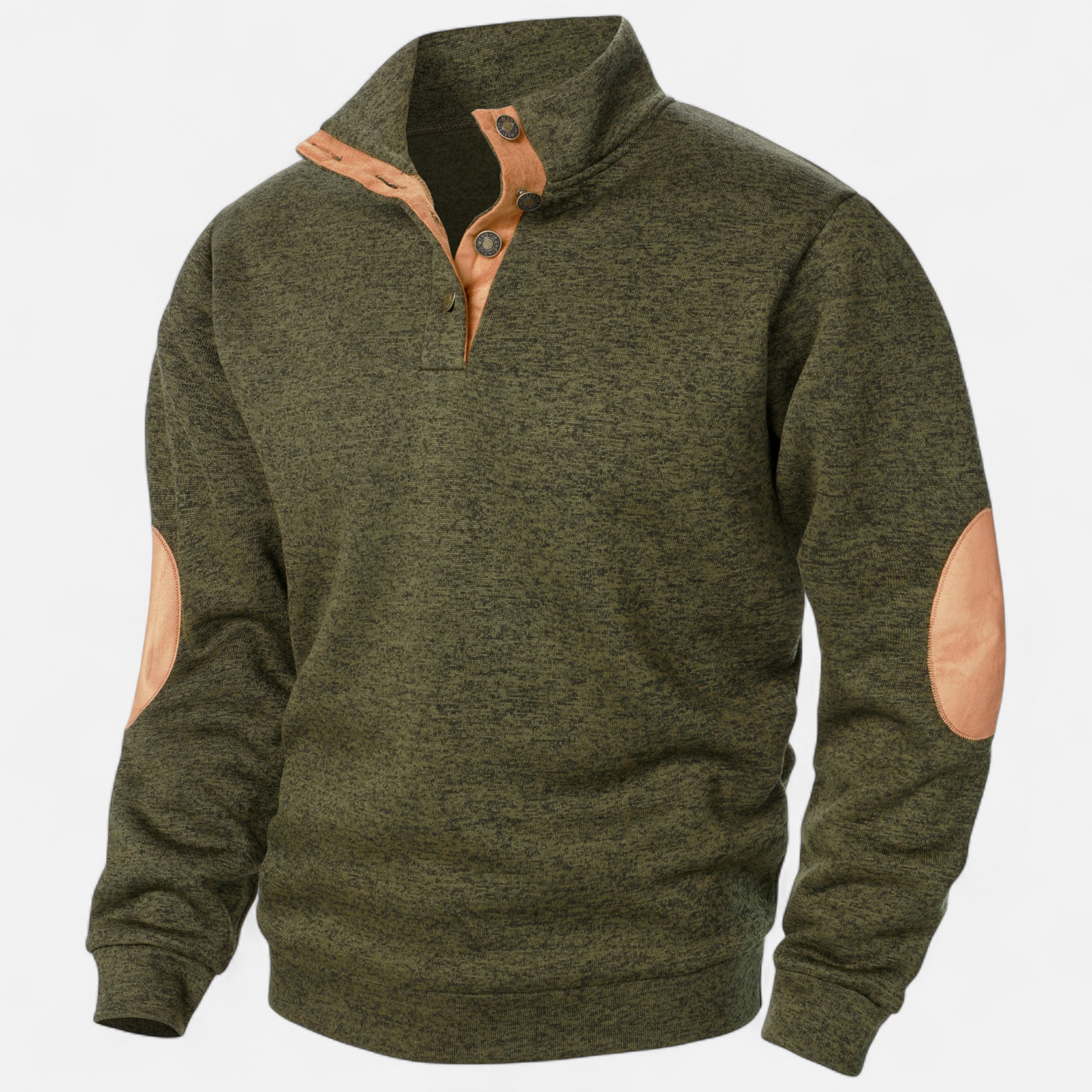 Men’s Knitted Sweater | Pull Homme à Col Montant | Élégance Héritage & Confort Moderne