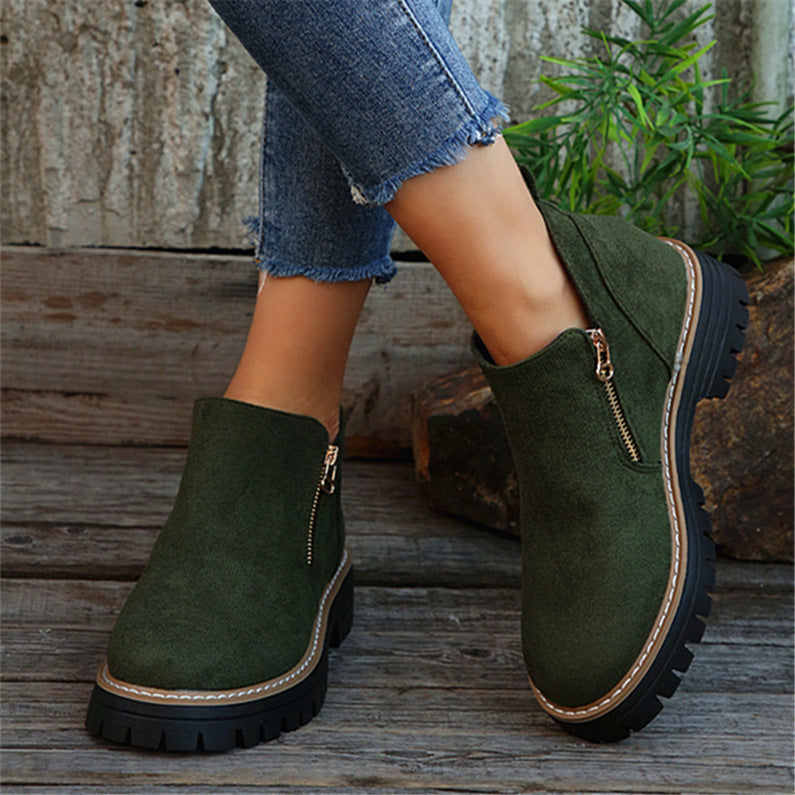 Bottines Chelsea Femme Robustesse et Style | Fermeture Zippée