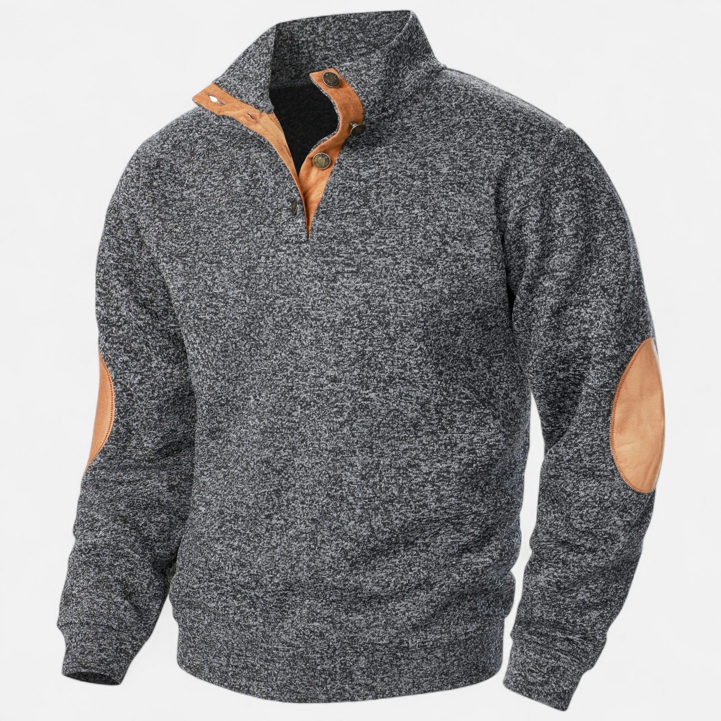 Men’s Knitted Sweater | Pull Homme à Col Montant | Élégance Héritage & Confort Moderne