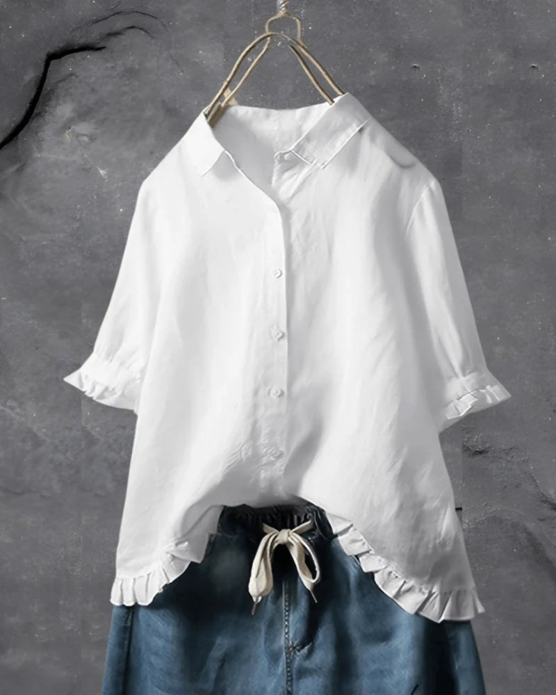 Blouse Femme au Design Épuré – Idéale pour le Quotidien et les Tenues Décontractées