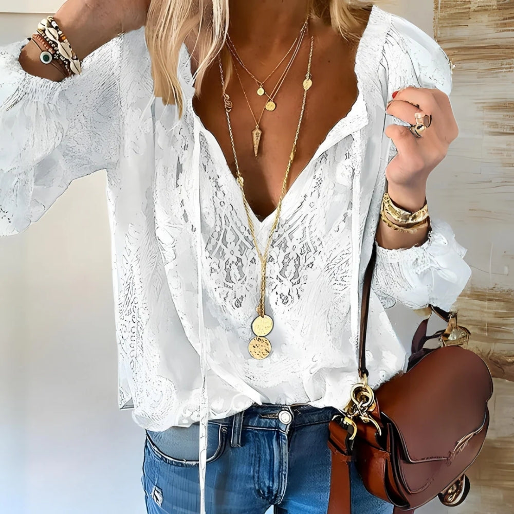 Blouse Boho pour Femme – Confort Léger pour un Style Décontracté