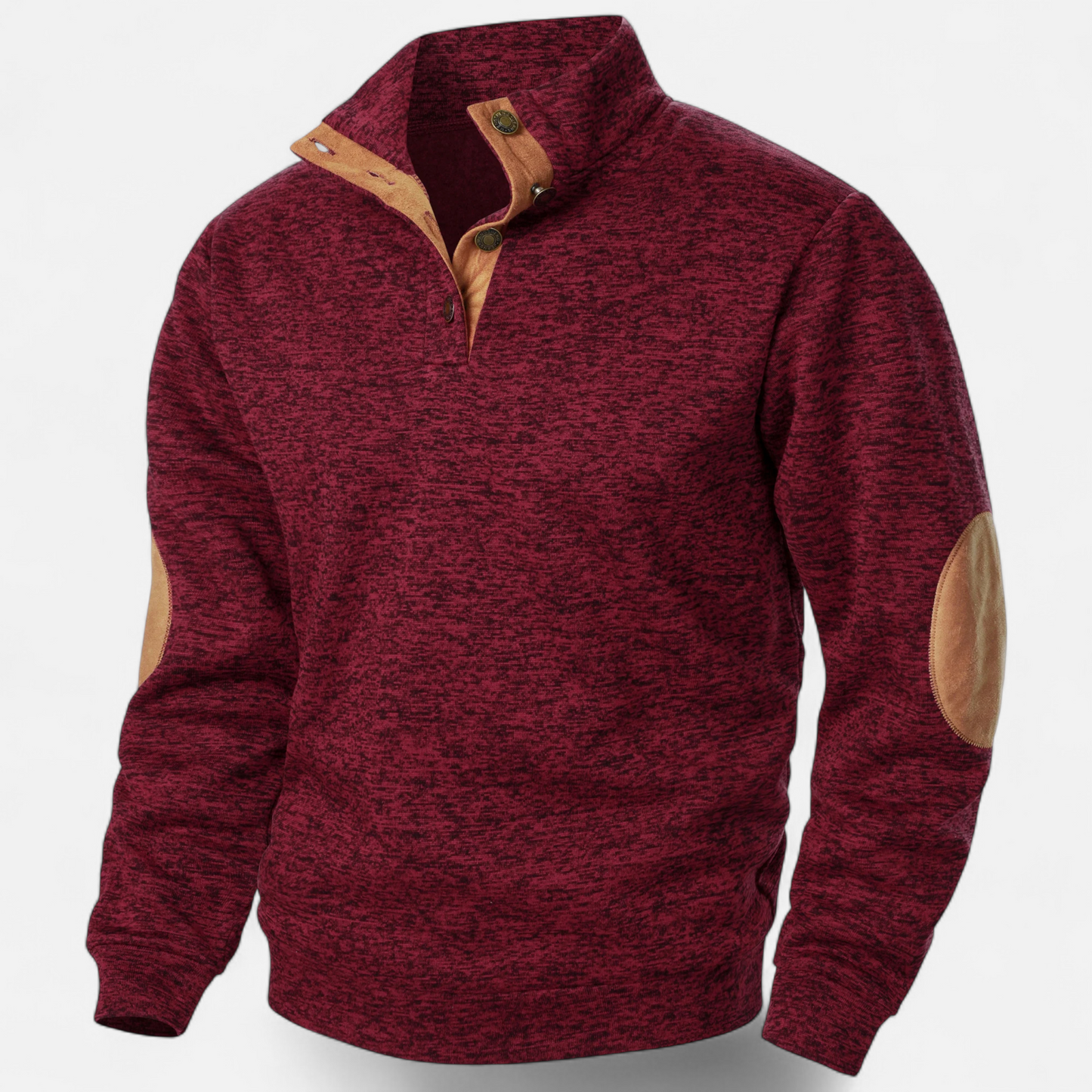 Men’s Knitted Sweater | Pull Homme à Col Montant | Élégance Héritage & Confort Moderne