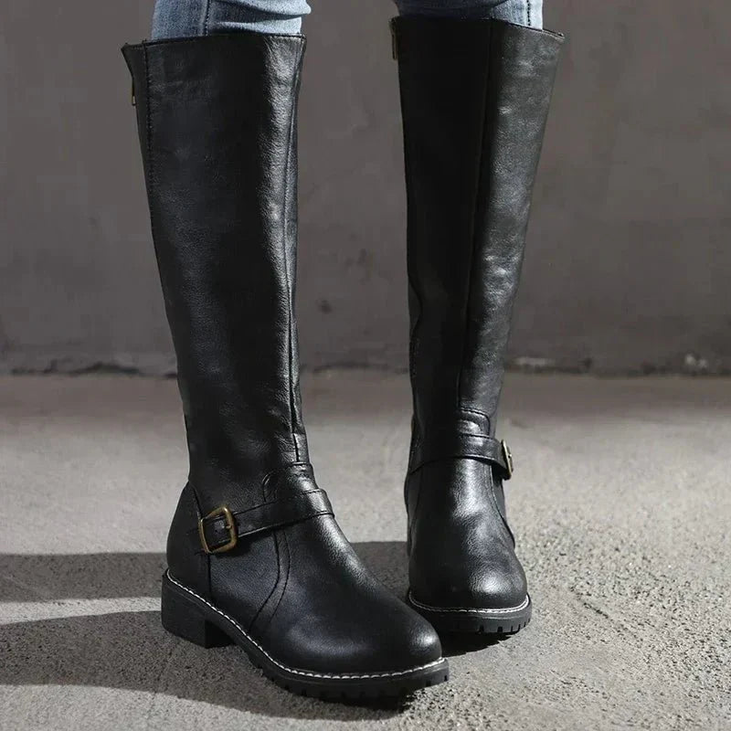 Bottes Cuir Femme | Élégance et Chaleur Hivernale