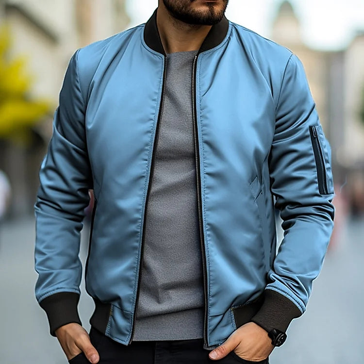 Vance | Bomber Homme Classique Zippé Élégant
