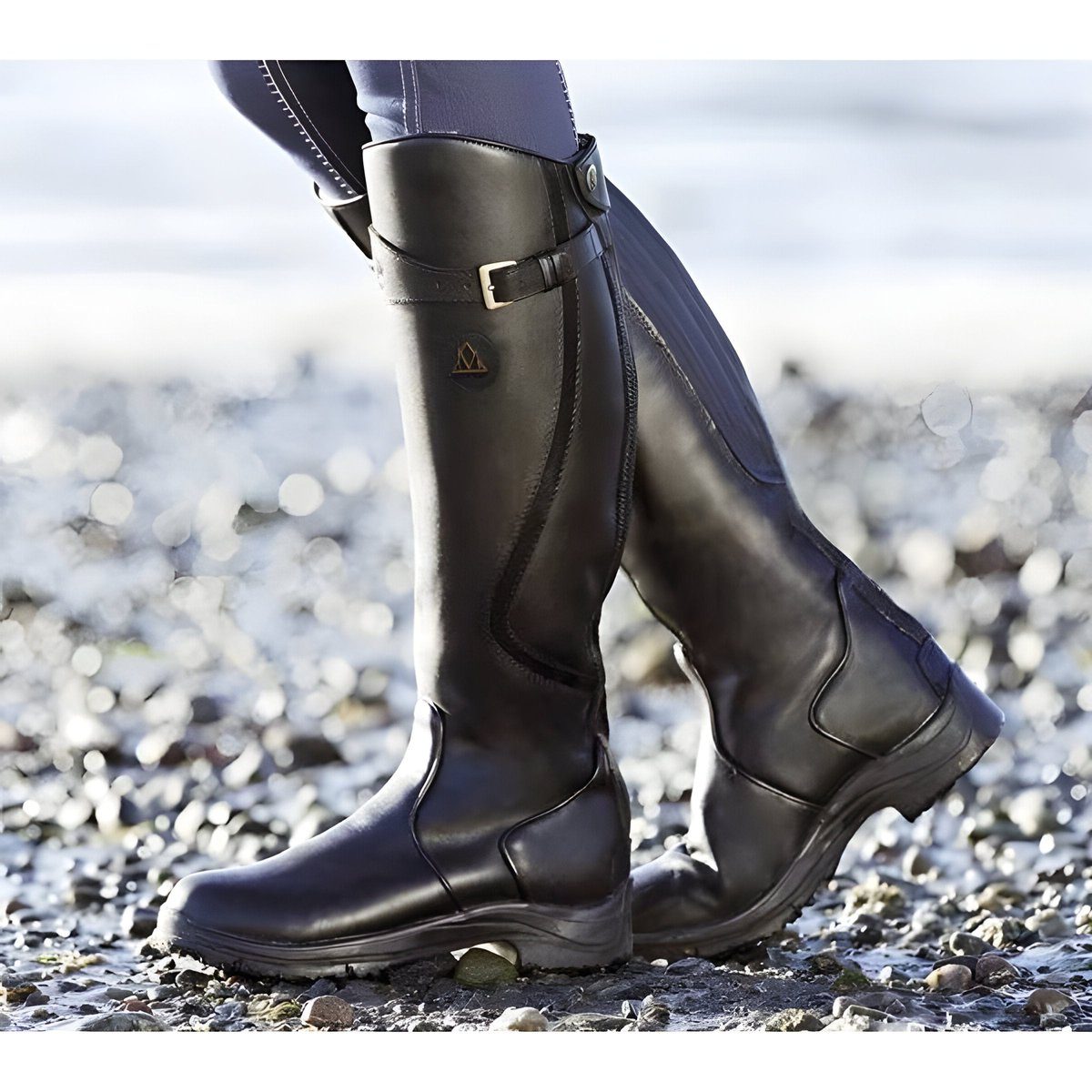 Bottes femme | Bottes hautes à hauteur du genou dans un style équestre classique