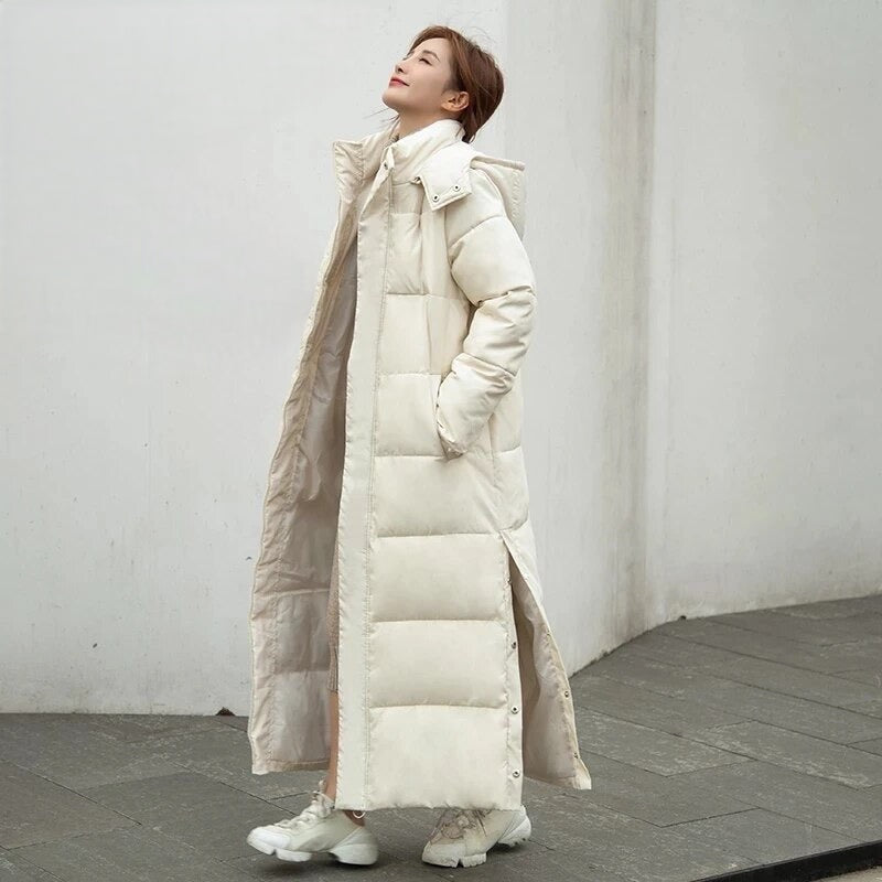 Manteau matelassé d’hiver pour femme avec capuche – Chaud, Élégant & Polyvalent