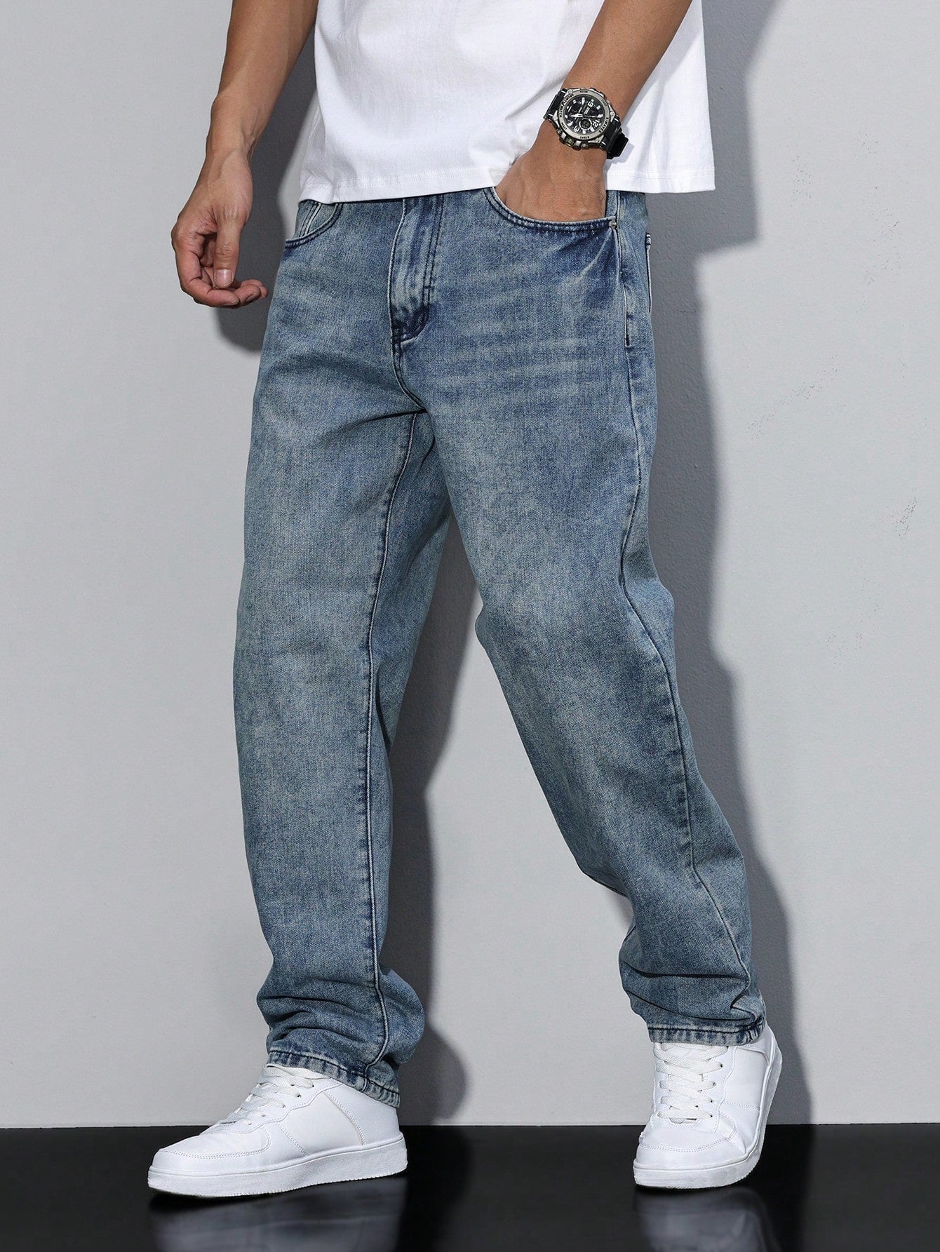 Jean Homme Regular Fit Casual | Confort Quotidien et Style Polyvalent