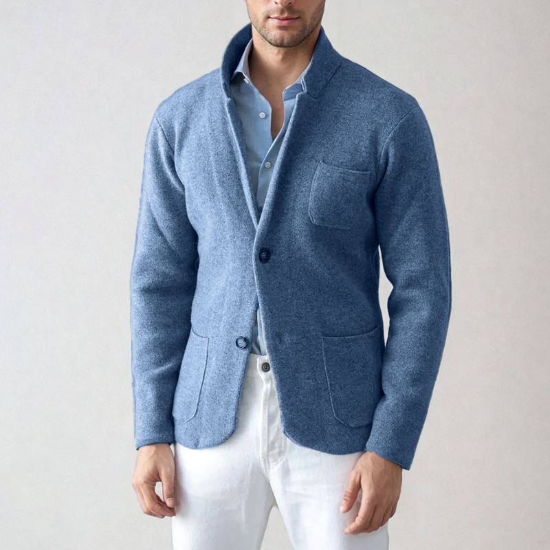 Theo | Cardigan Blazer Homme à Boutons, Veste Smart Casual