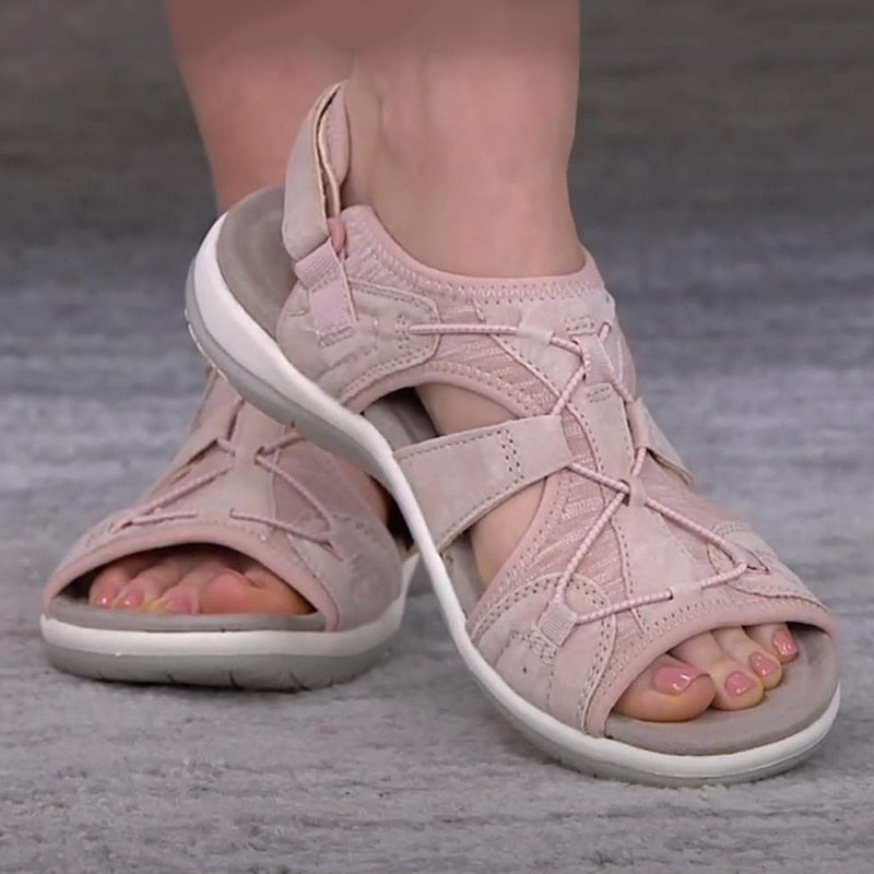 Sandales confort à coupe ouverte – Confortables, légères & polyvalentes