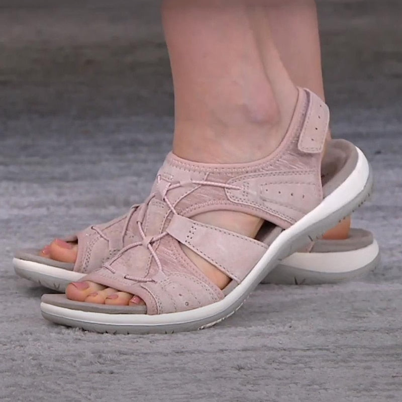 Sandales confort à coupe ouverte – Confortables, légères & polyvalentes