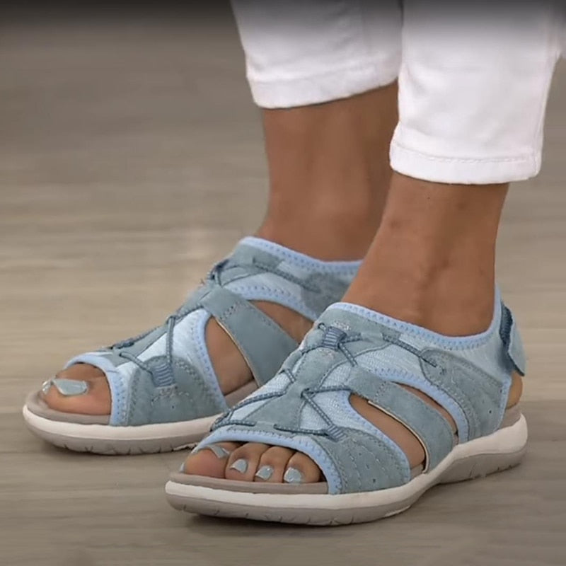 Sandales confort à coupe ouverte – Confortables, légères & polyvalentes