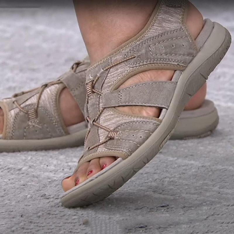 Sandales confort à coupe ouverte – Confortables, légères & polyvalentes