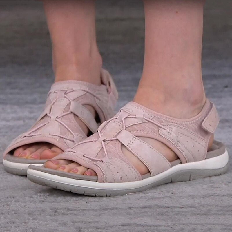Sandales confort à coupe ouverte – Confortables, légères & polyvalentes