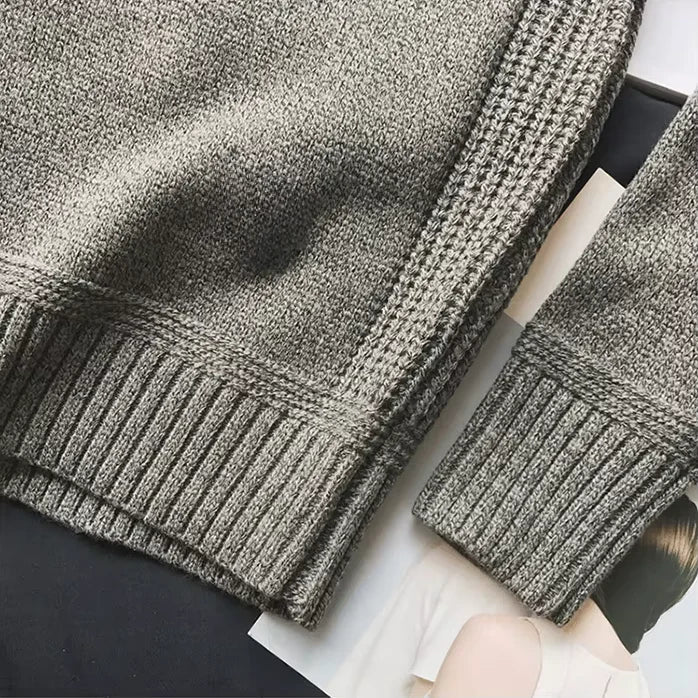Pull Homme | Maille Douce avec Patchs aux Coudes