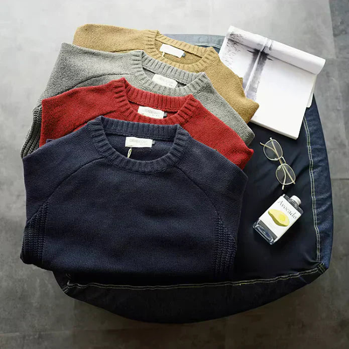 Pull Homme | Maille Douce avec Patchs aux Coudes