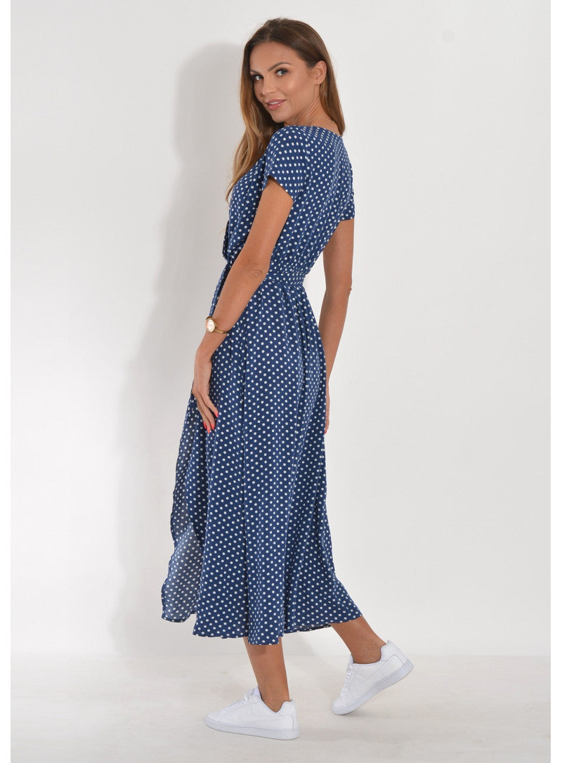 Robe midi portefeuille estivale – Légèreté, féminité & élégance moderne