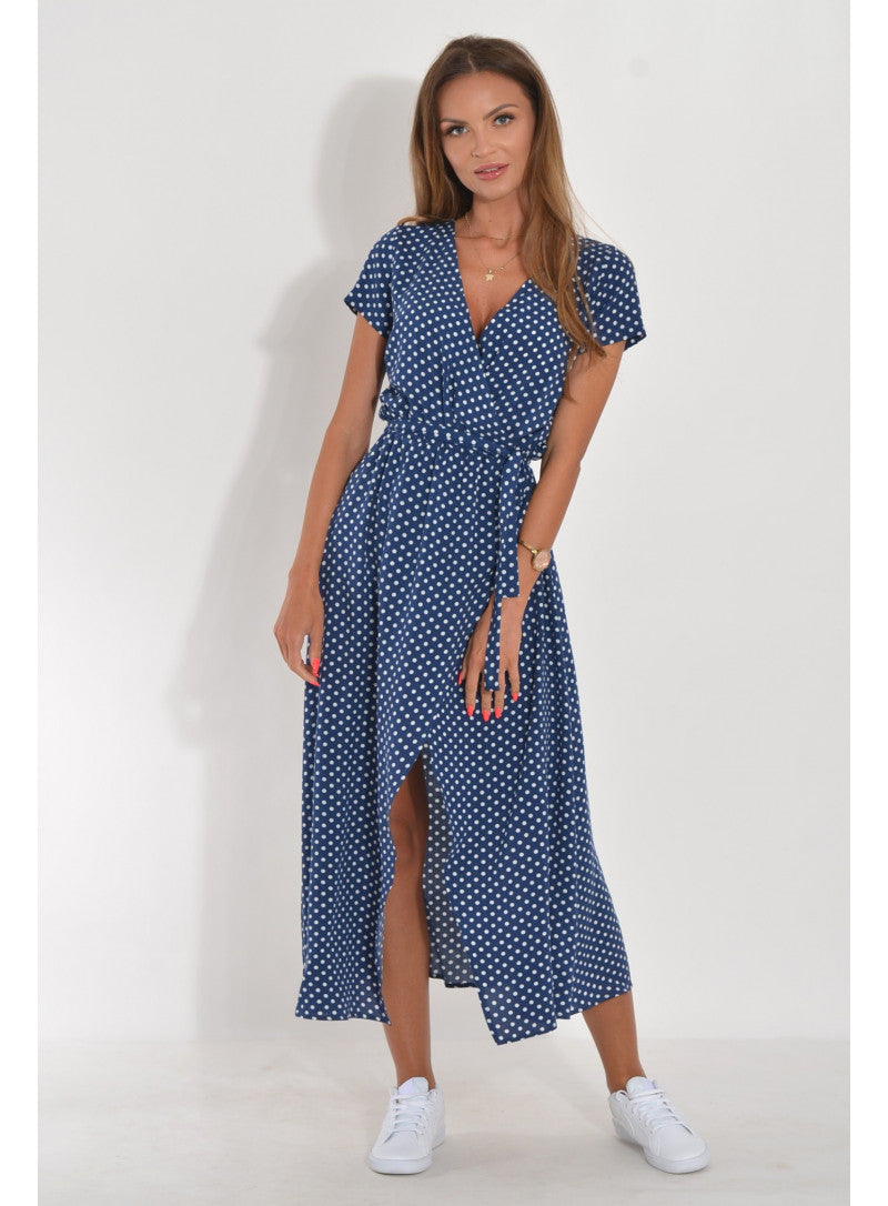 Robe midi portefeuille estivale – Légèreté, féminité & élégance moderne