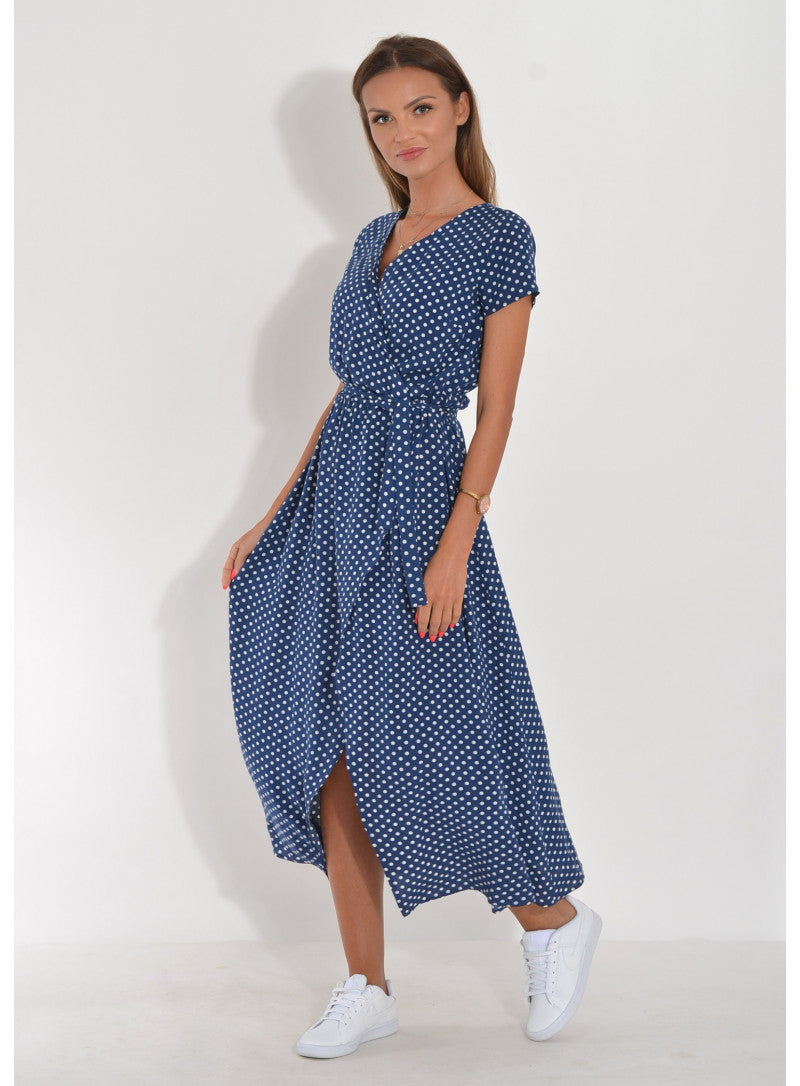 Robe midi portefeuille estivale – Légèreté, féminité & élégance moderne