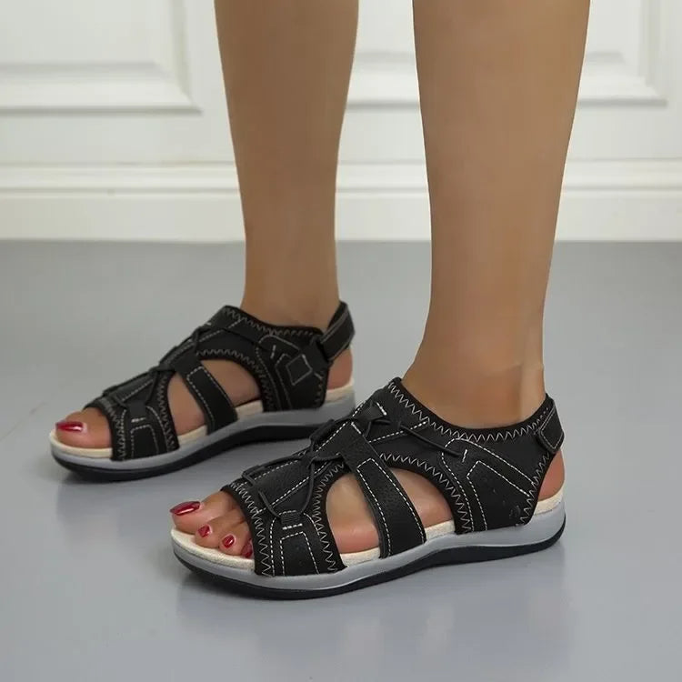 Sandales confort à coupe ouverte – Confortables, légères & polyvalentes
