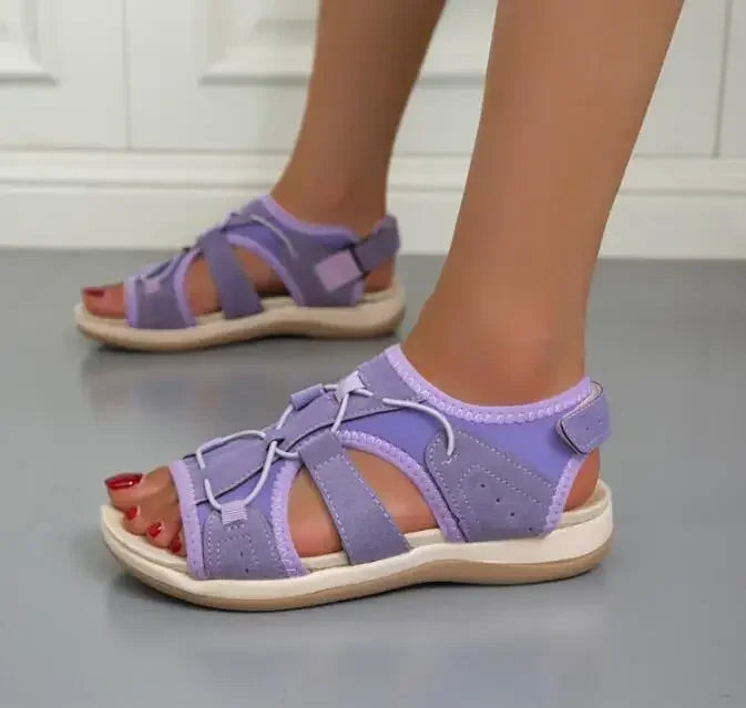 Sandales confort à coupe ouverte – Confortables, légères & polyvalentes