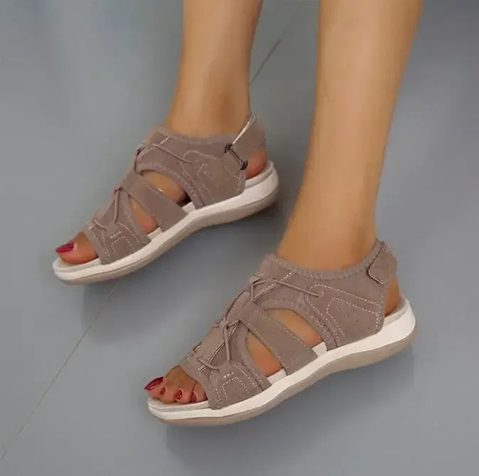 Sandales confort à coupe ouverte – Confortables, légères & polyvalentes