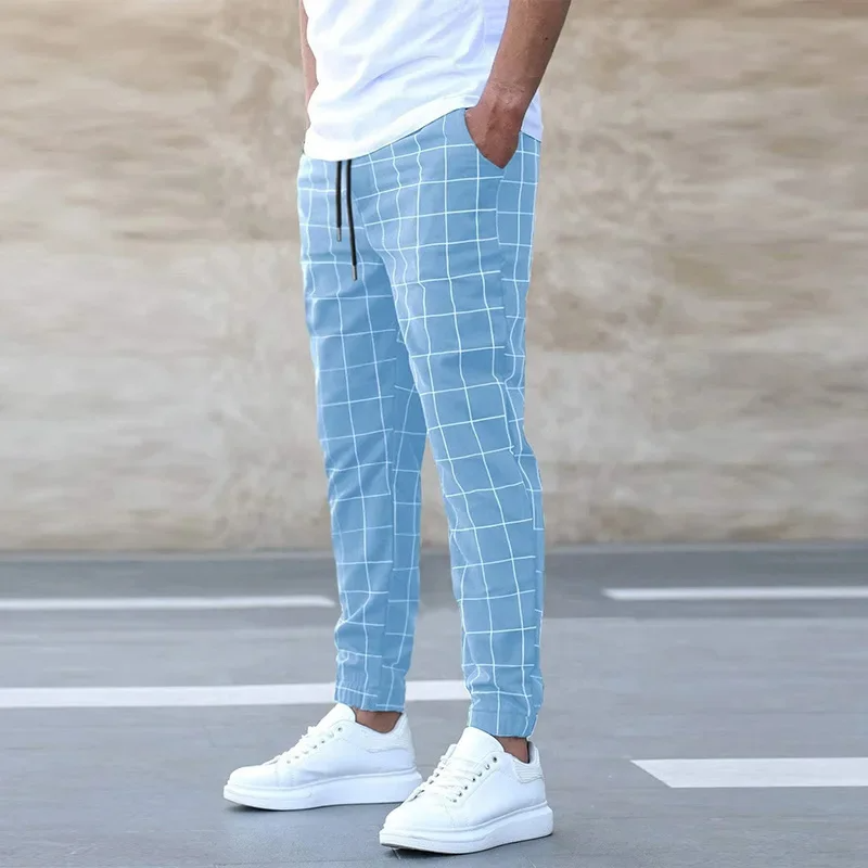 Pantalon de jogging à motif à carreaux – Confortable, tendance & polyvalent